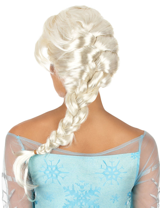Perruque femme blonde avec tresse