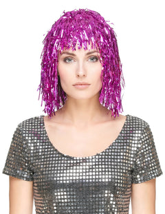 Roze feestpruiken goedkoop