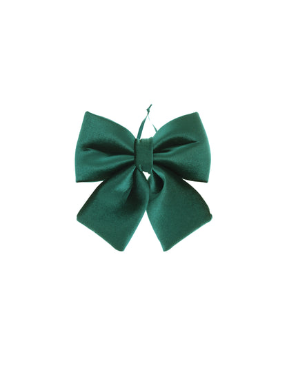 Petit nud papillon en velours vert sapin 15 x 18 cm