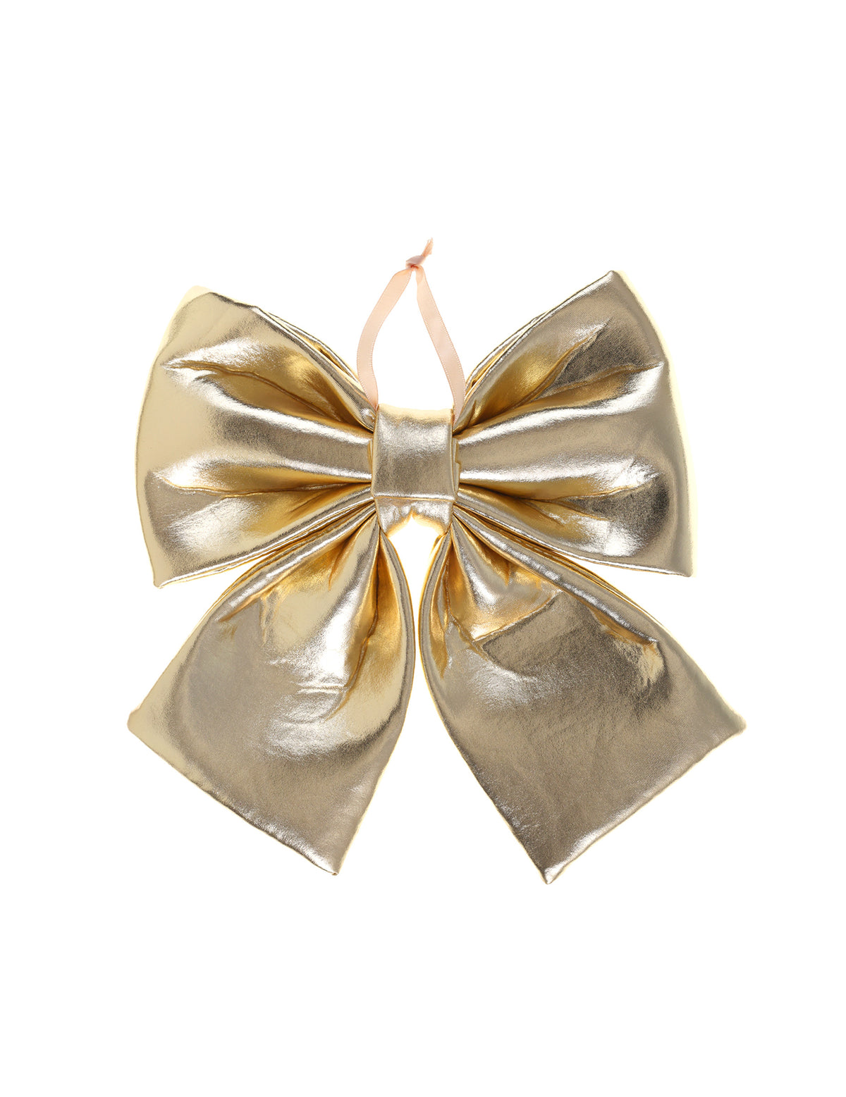 Petit nud papillon métallisé or 15 x 18 cm