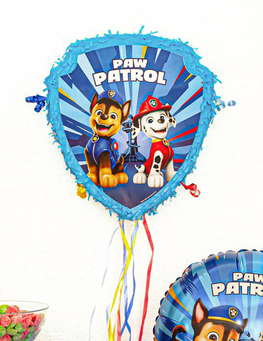 Piñata bleue à tirer Pat'patrouille™ 33 x 38 cm
