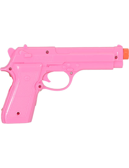 Roze speelgoedpistool 23 cm