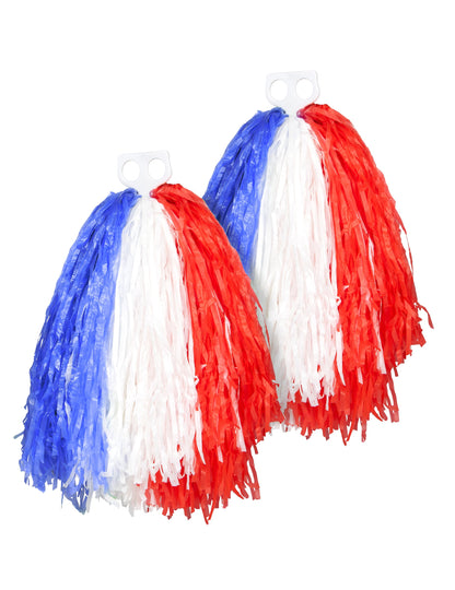 Vue de la paire du pompon supporter France