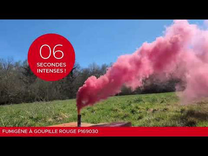 Fumigène à goupille rouge 1 minute
