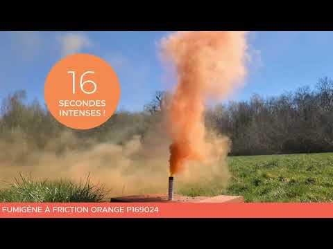 Fumigène à friction orange 1 minute