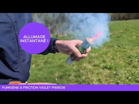 Fumigène à friction violet 1 minute