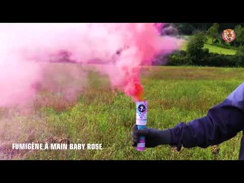 2 Fumigènes à main roses 45 secondes Gender Reveal