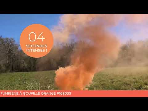 5 Fumigènes à goupille orange 1 min