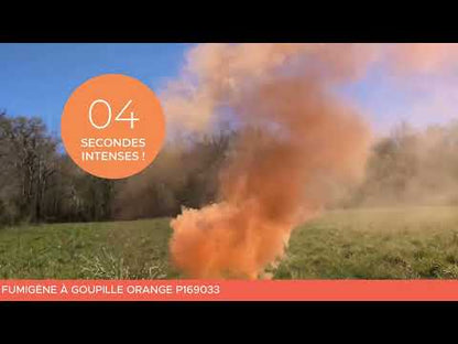 5 Fumigènes à goupille orange 1 min