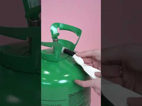 Kit bouteille d'hélium avec 50 ballons multicolores et ruban