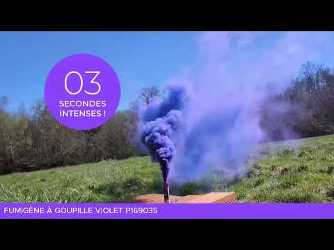Fumigène à goupille violet 1 minute