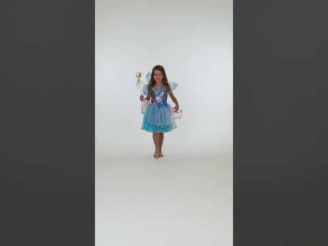 Déguisement fée rose et bleue fille
