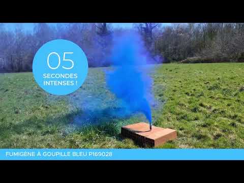 Fumigène à goupille bleu 1 minute