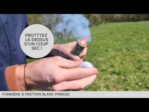 Fumigène à friction blanc 1 minute