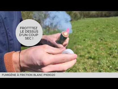 Fumigène à friction blanc 1 minute
