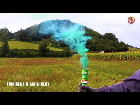 2 Fumigènes à main verts 45 secondes