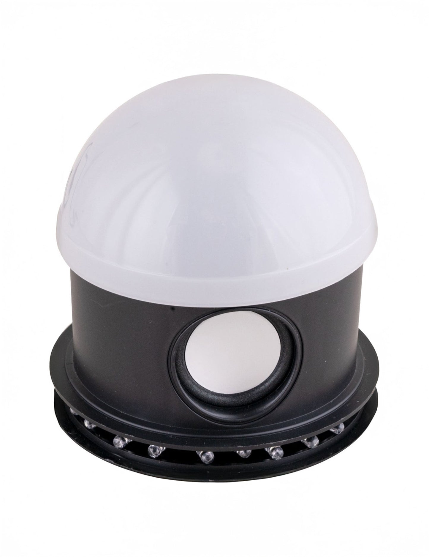 Vue de profil montrant le haut-parleur du projecteur Halloween
