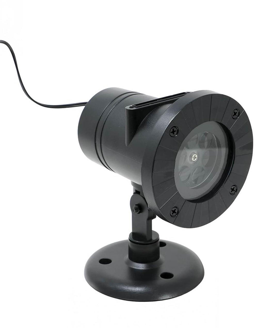 Vue de trois-quart du projecteur silhouettes led