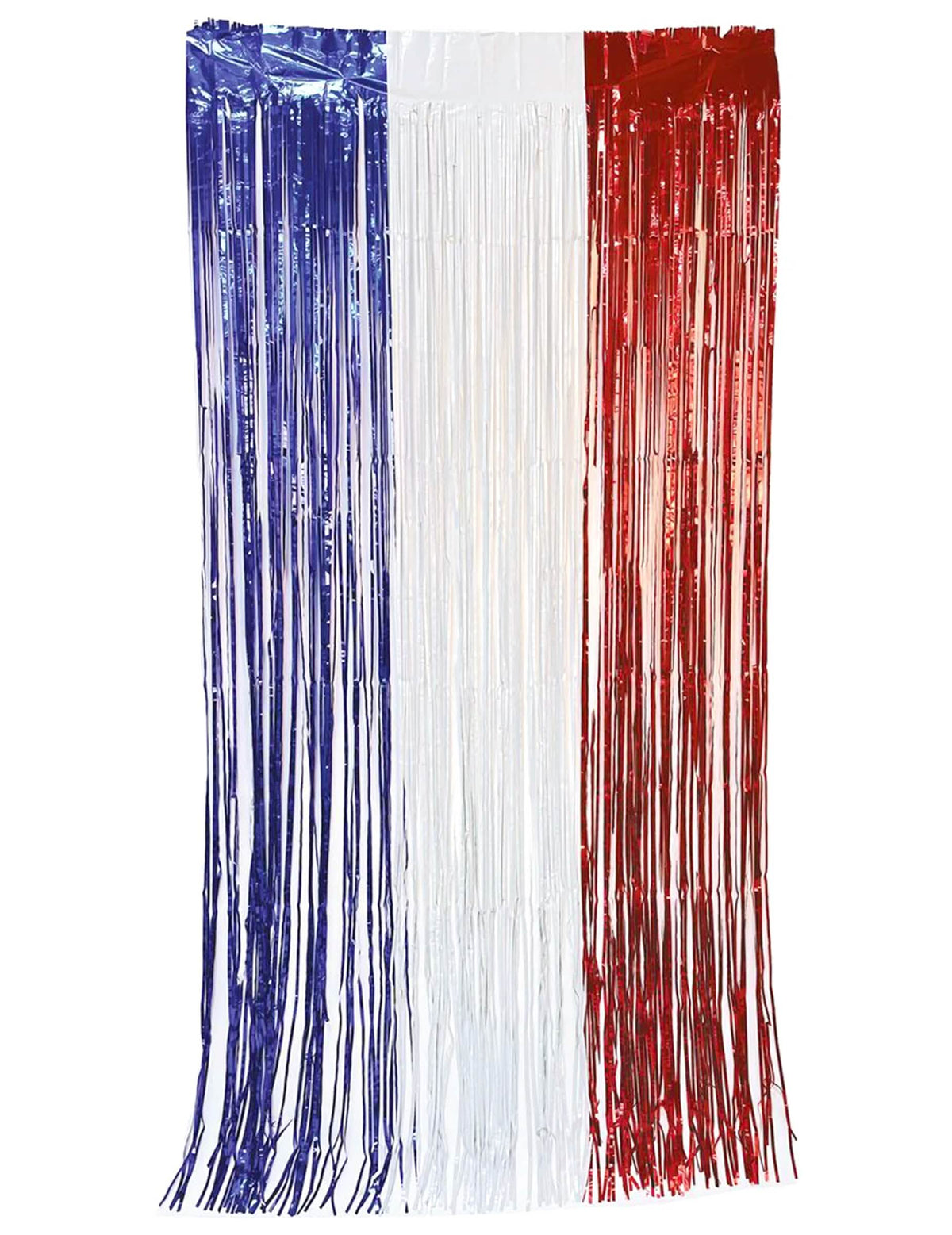Rideau métallisé supporter France 2 mètres