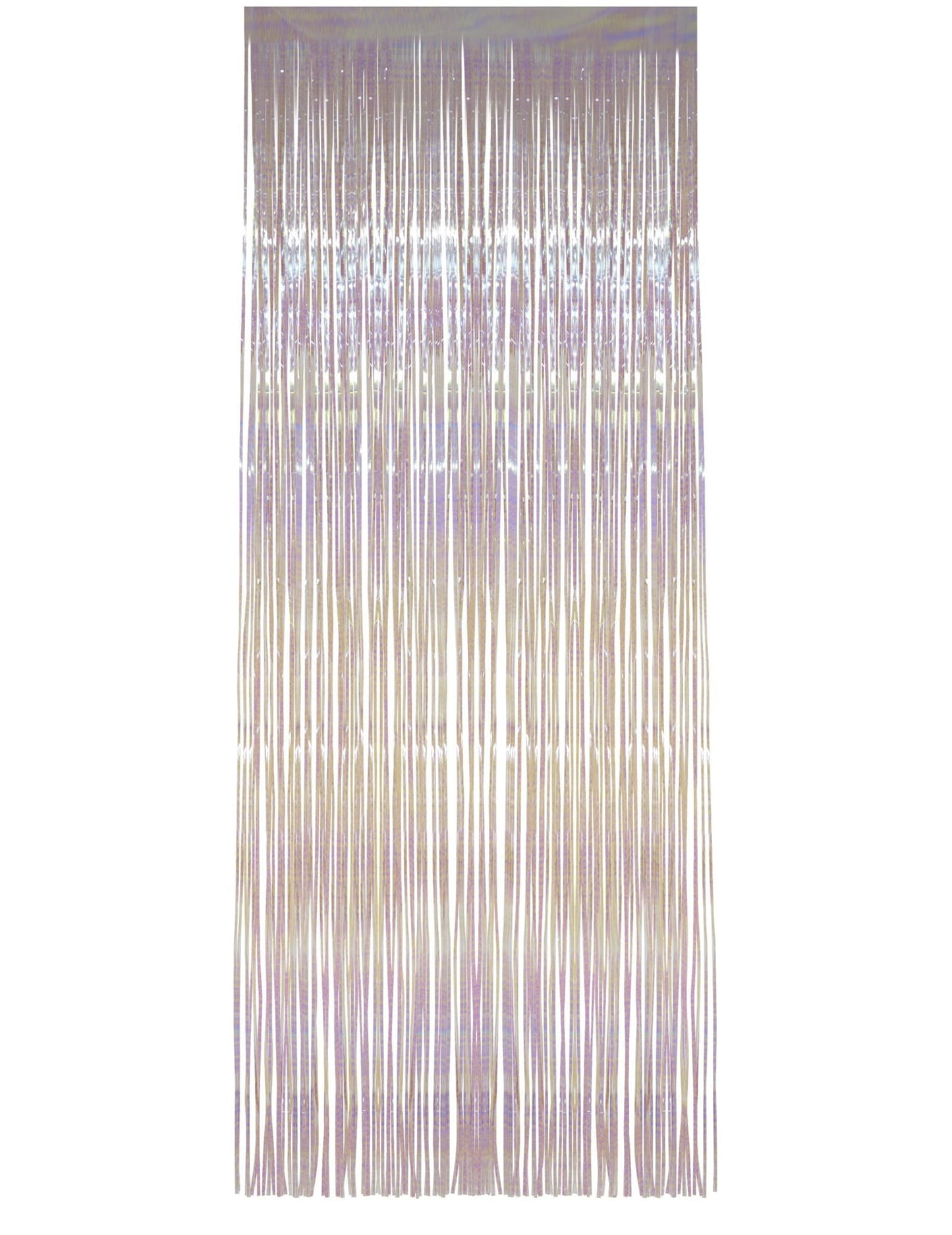 Rideau scintillant pour décoration blanc irisé