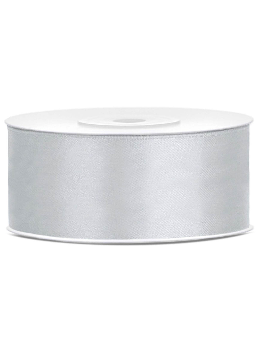 Ruban satin pour décoration argent