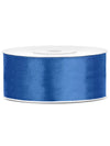 Ruban satin pour décoration bleu roi