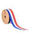 Ruban tricolore France bleu blanc rouge