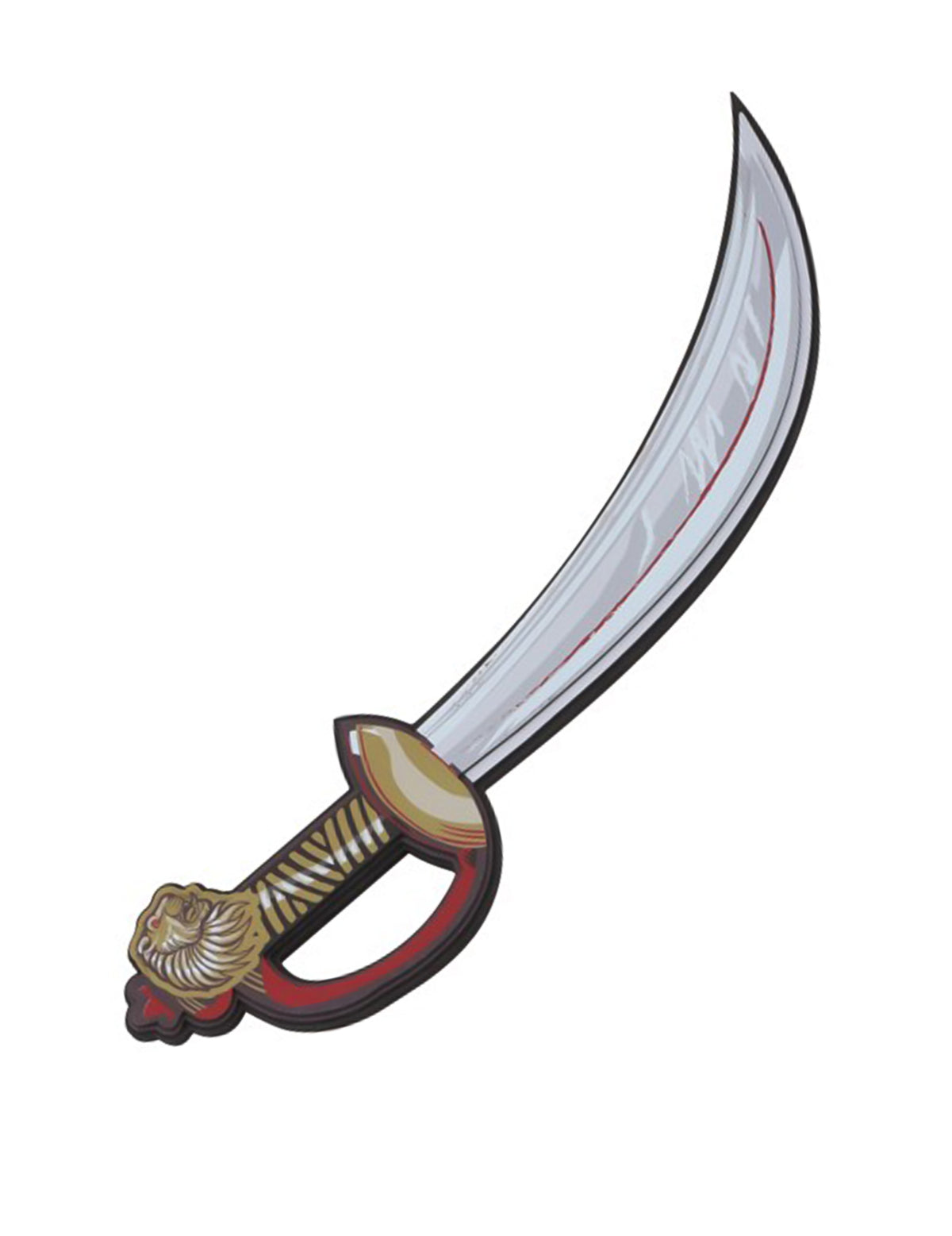 Ridderzwaard leeuw van foam 43 cm