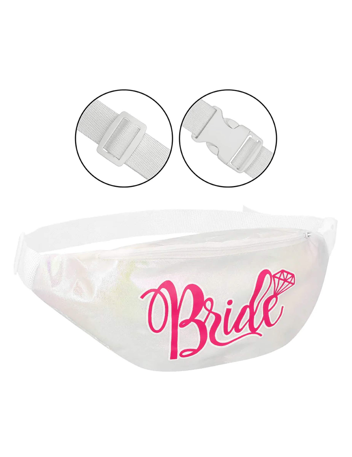 Sac banane Bride blanc adulte