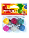 Sachet de 6 boules fumigènes artifice pour fête multicolores