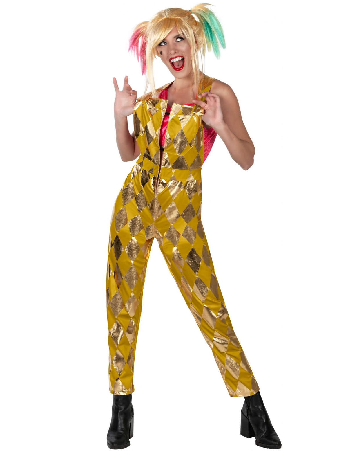 Vooraanzicht van de tuinbroeken Harley Quinn Birds of Prey™