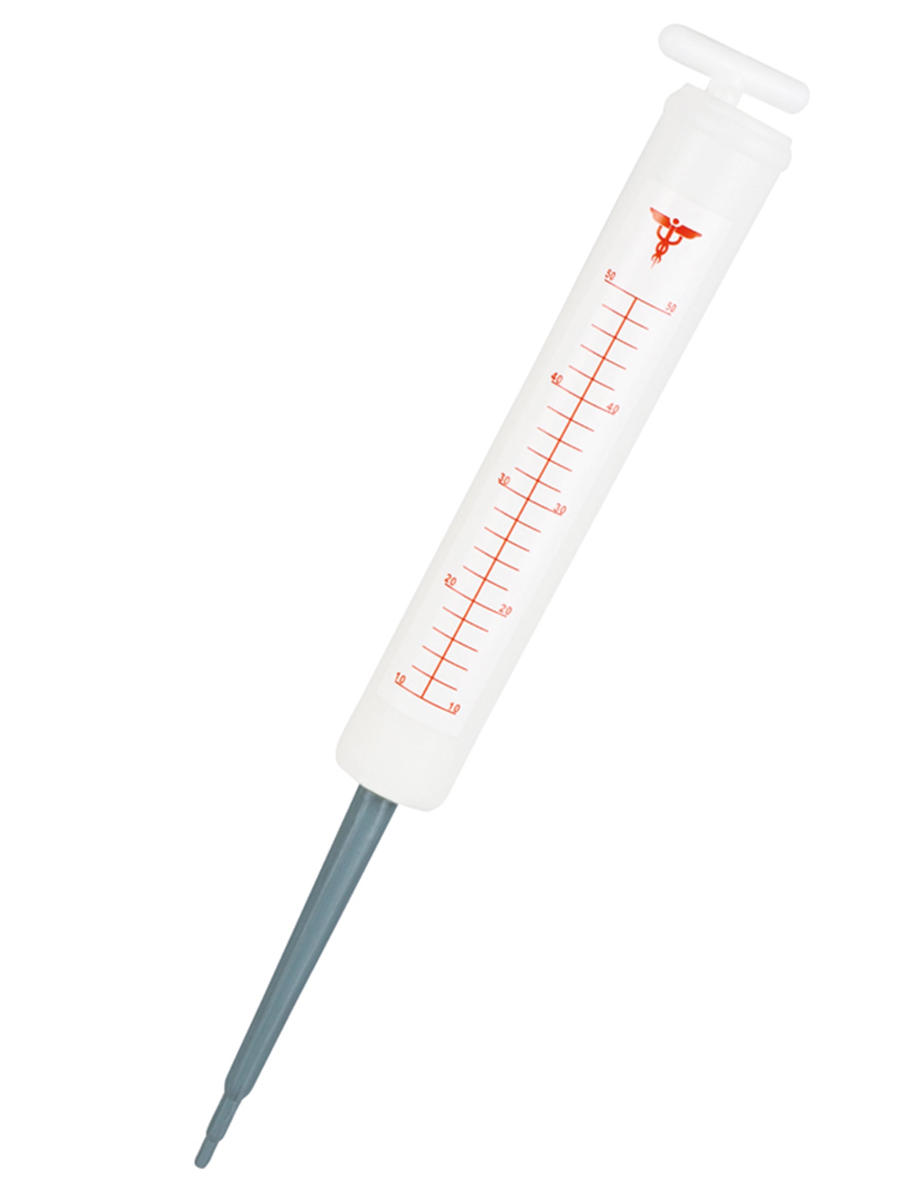 Seringue géante gonflable de médecin pour adulte blanche et rouge