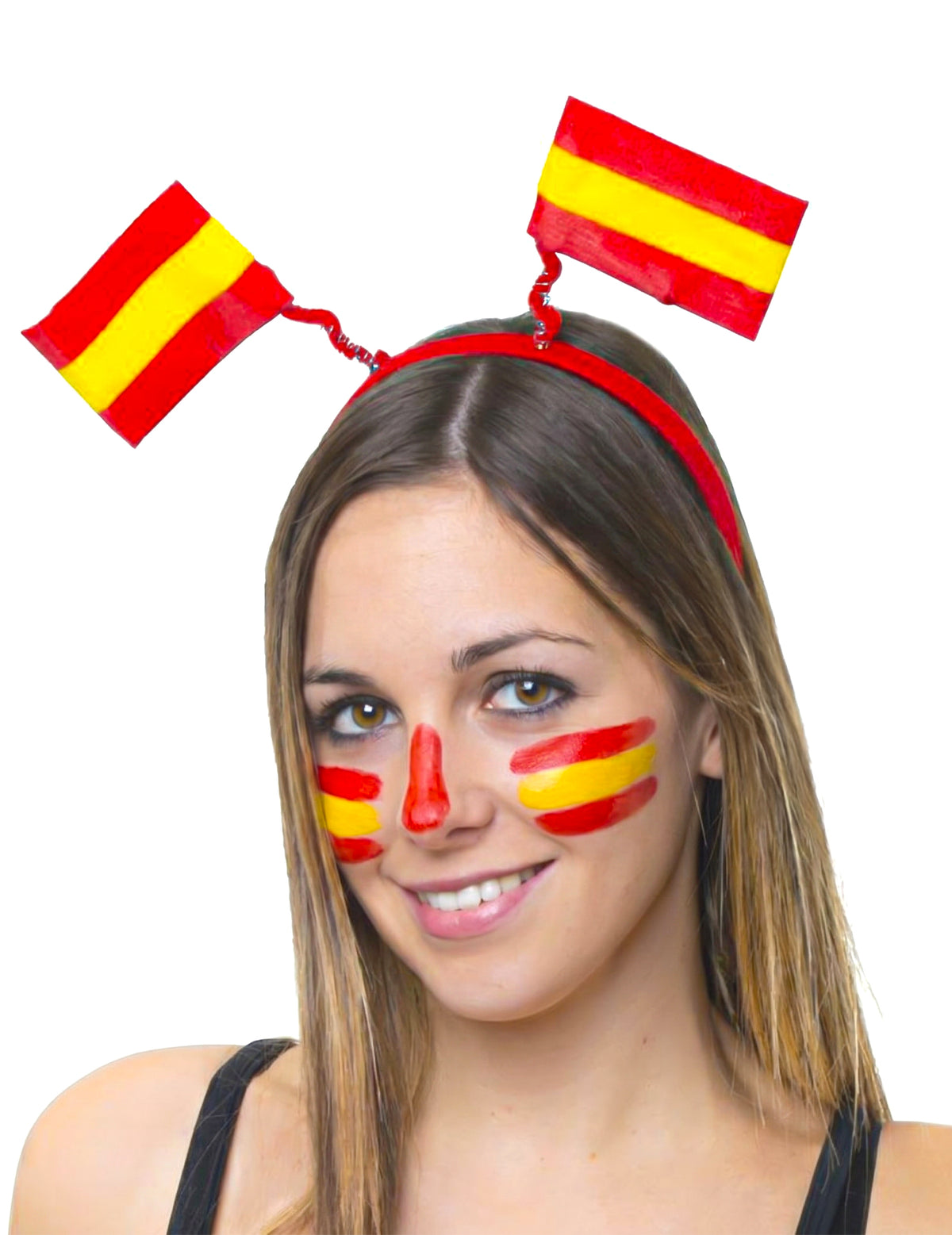 Haarband Spanje vlaggen volwassenen