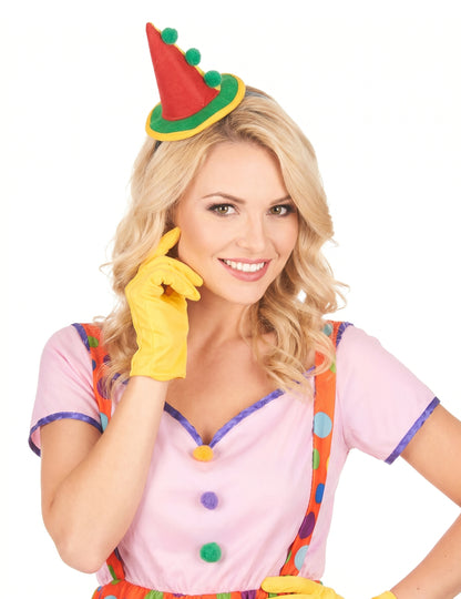 Mini clown hoed voor volwassenen