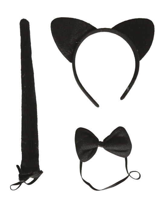 Set chat noir adulte