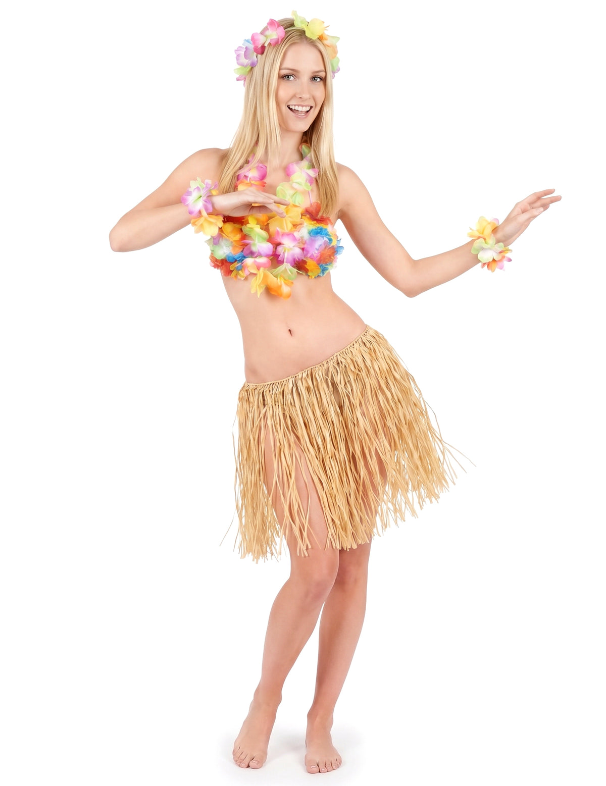 Kleurrijke Hawaii accessoires set