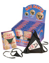 String sexy pour femme noir avec message thermo-sensible