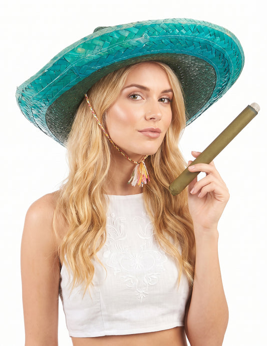 Sombrero mexicain vert adulte