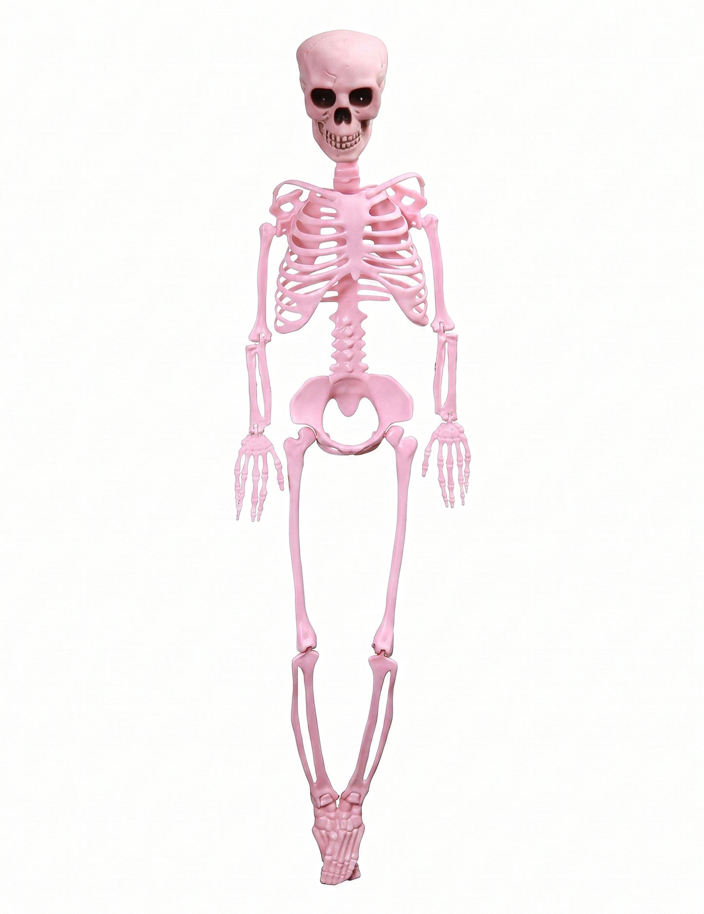 Roze beweegbaar skelet Summerween 1 m