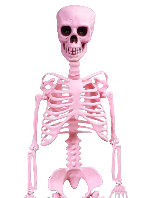 Squelette articulé rose Summerween 1 m