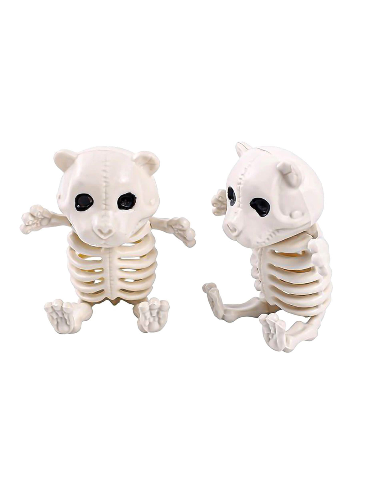 Decoratief teddybeer skelet 13 cm