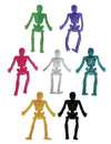 Squelette élastique Halloween pour enfant multicolore