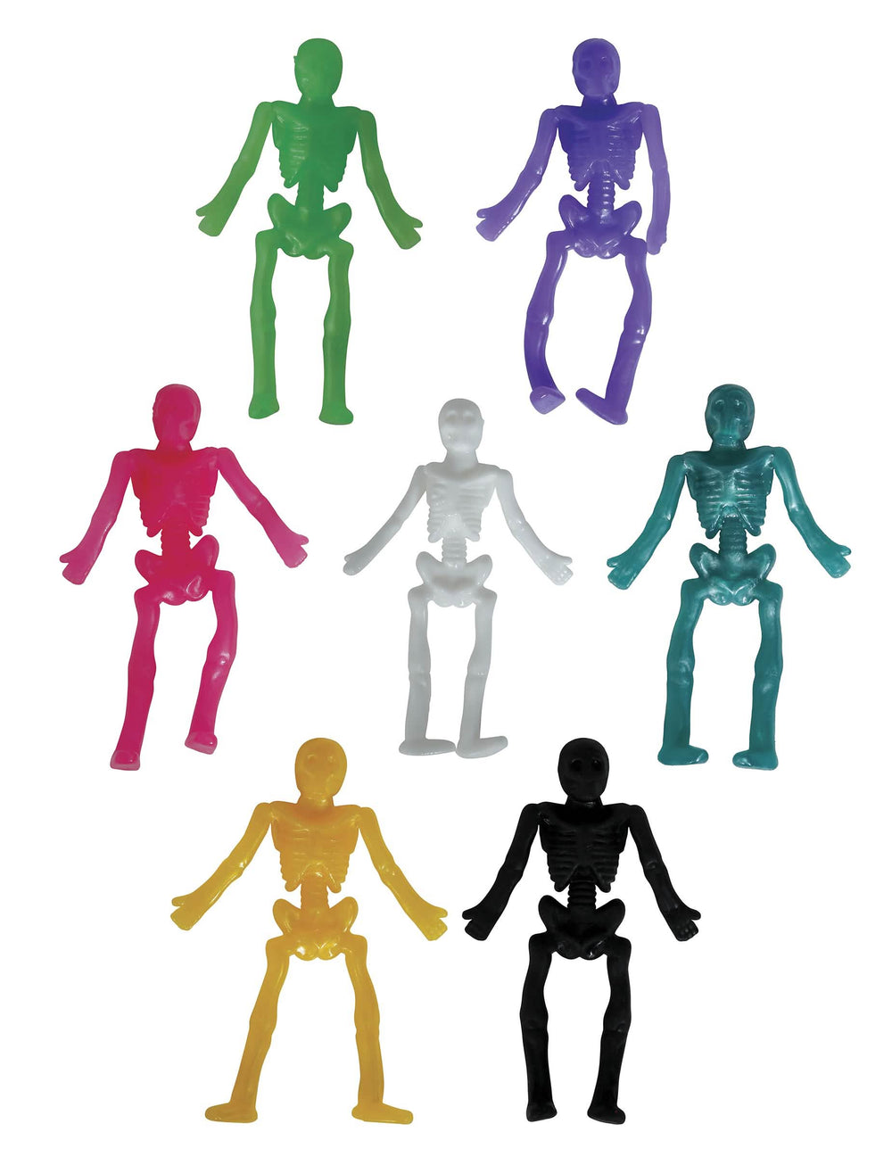 Squelette élastique Halloween pour enfant multicolore