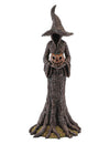 Statue décorative en résine de sorcière de la forêt 17 x 12,5 x 40,5 cm