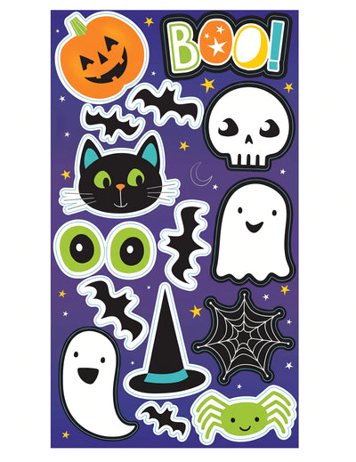 Raamstickers Halloween Vrienden