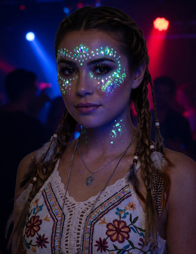 Strass adhésifs phosphorescents