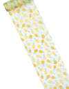 Chemin de table intissé ananas blanc et jaune