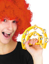 Tambourin pour adulte jaune