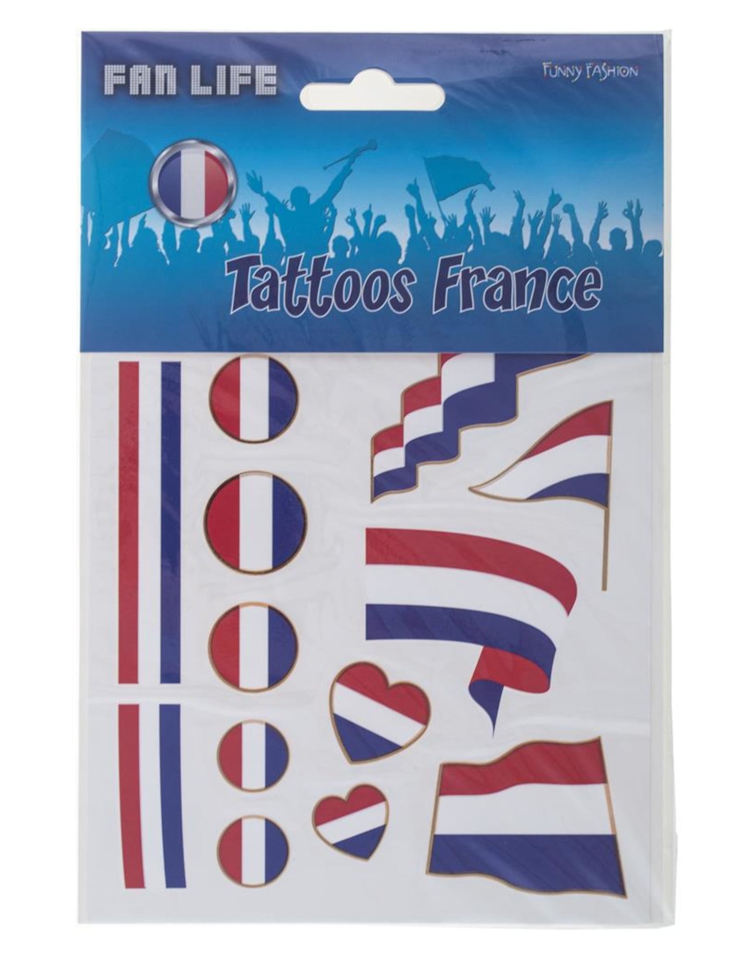 Tijdelijke tatoeages steun Nederland