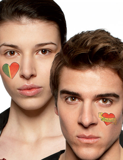 Tatouages temporaires supporter Portugal